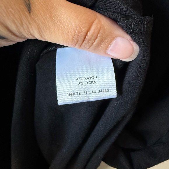 Eileen Fisher Classic Black Tank Top - Picture 4 of 4